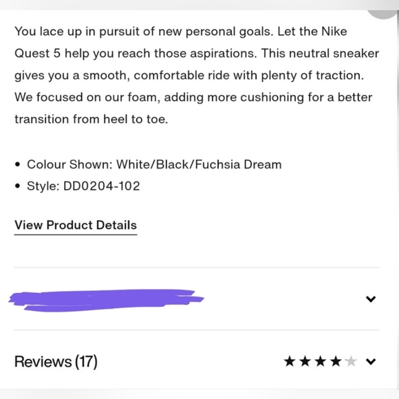 NEW NIKE Quest 5 Sneaker, Men's 7.5/Women's 8.5 - Picture 9 of 9